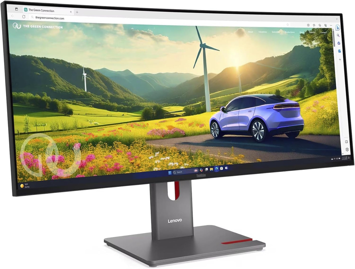 Lenovo ThinkVision T27h-30 2560x1440/350nits/Display Port/HDMI/USB/USB Type C, Flat Panel Monitor LED Blacklight