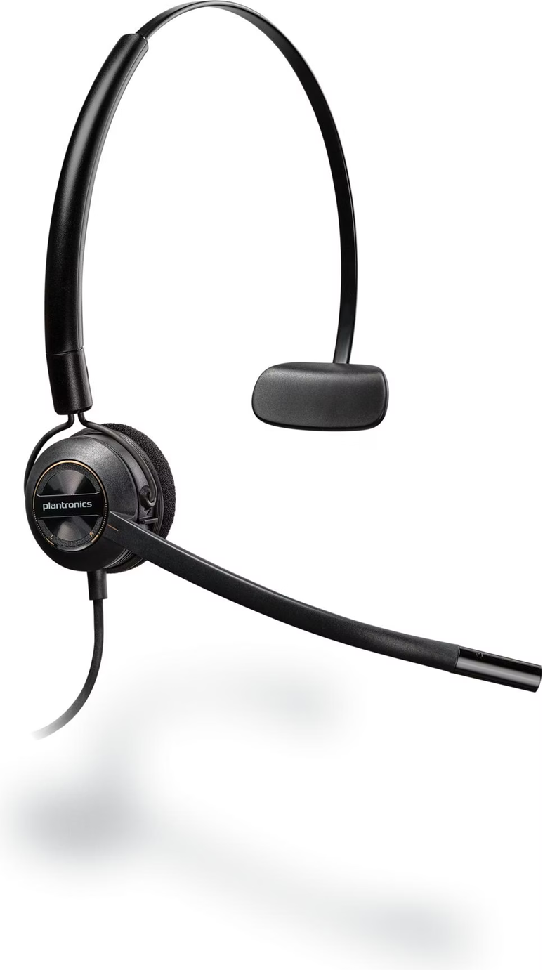 Plantronics - Poly EncorePro HW540 Convertible Mono QD 4 Pin Headset
