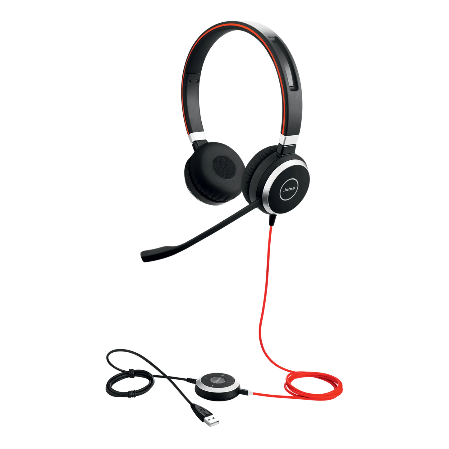 Jabra Evolve 40 MS Stereo Headset USB-A Cable with Controller HSC017 6399-823-109