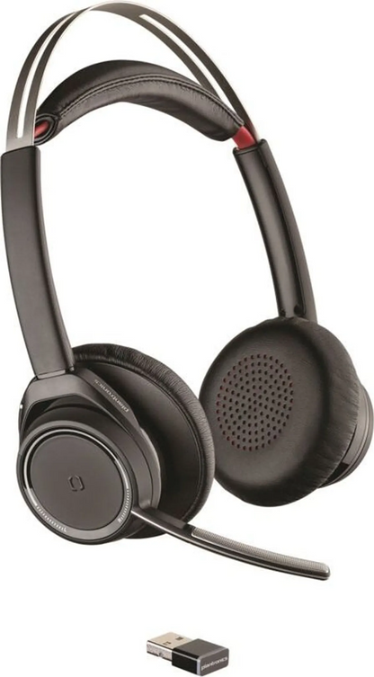 Plantronics Poly Voyager Focus UC MS B825-M Stereo USB-A Headset OHNE Ladestation 202652-104