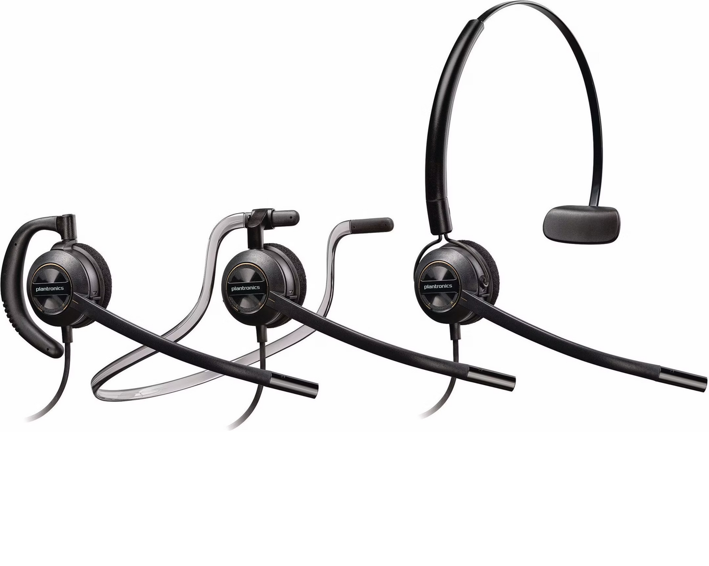 Plantronics - Poly EncorePro HW540 Convertible Mono QD 4 Pin Headset