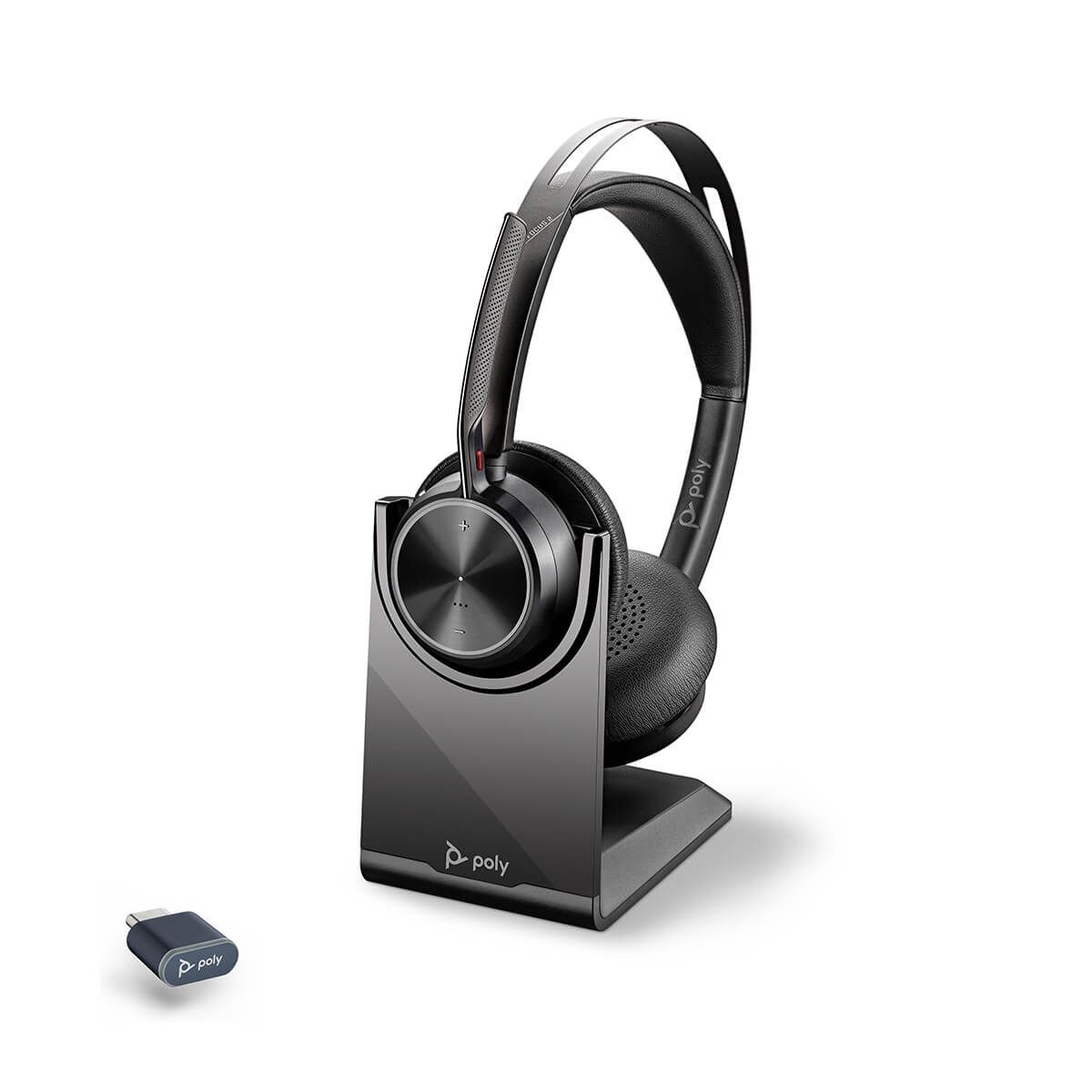Plantronics Poly Voyager Focus 2 UC MS Stereo USB-C/A MIT Ladestation 9T9J6AA#AC3