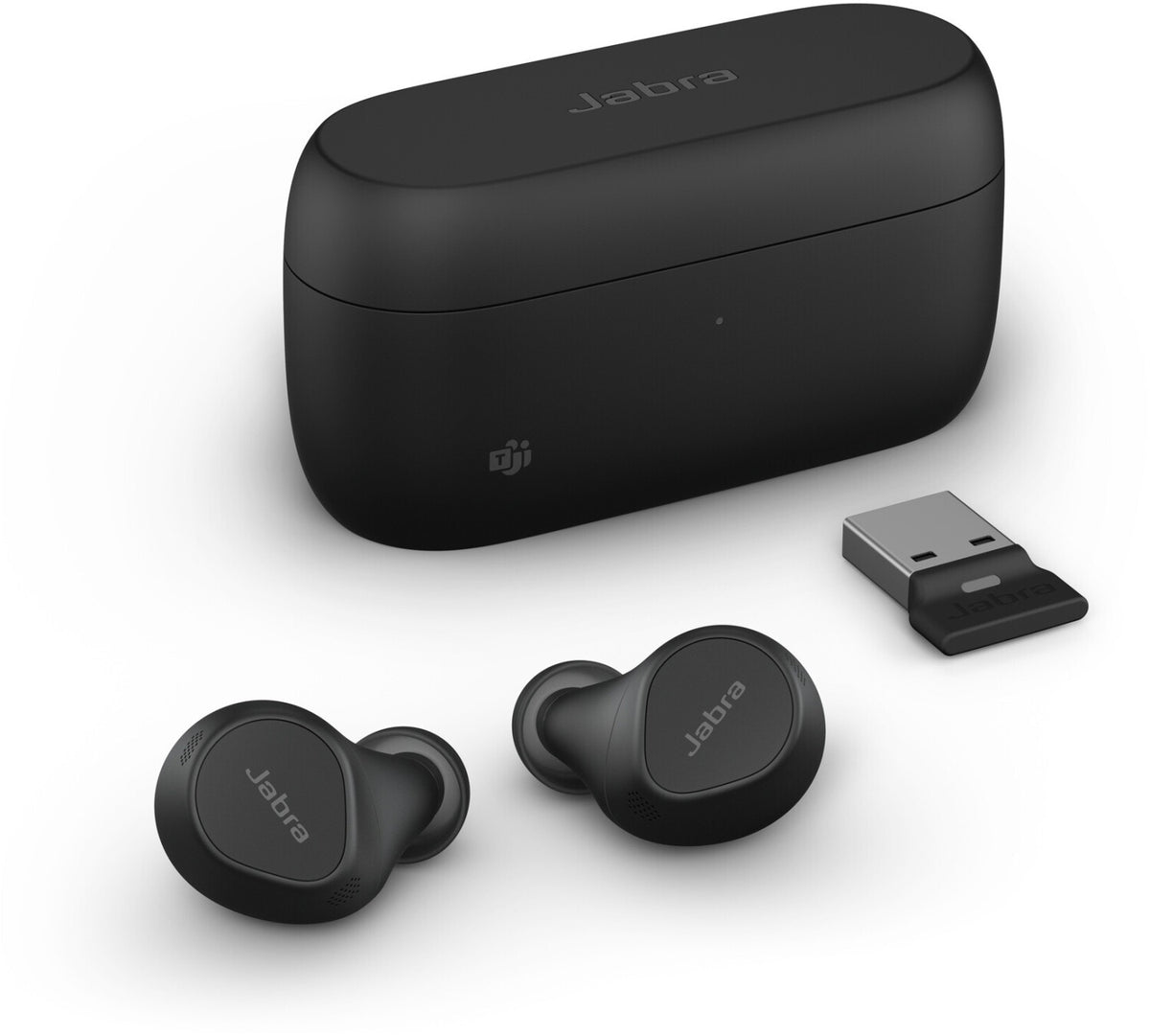 Jabra Evolve2 Buds MS USB-A In-Ear Kopfhörer Link380a Schwarz 20797-999-999