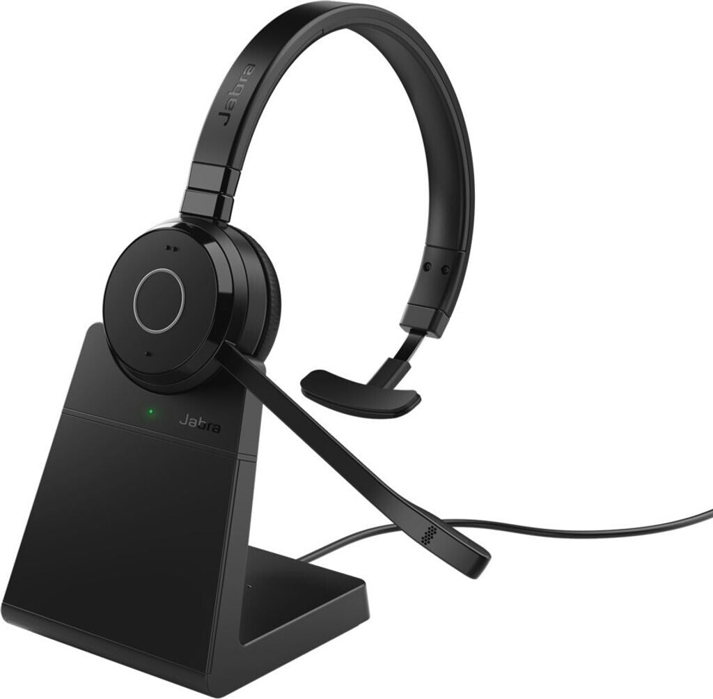 Jabra Evolve 65 TE UC Mono Headset mit Ladestation 6693-833-499