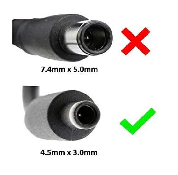 DELL 65W 4,5mm x 3,0mm Netzteil Ladegerät 65 Watt inkl. Stromkabel