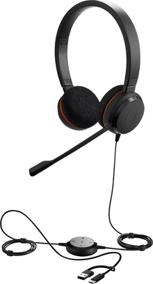 Jabra Evolve 20 MS Stereo USB-C/A Headset 4999-823-169