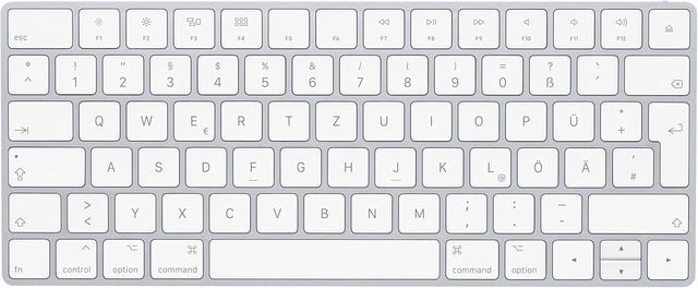 Apple Magic Keyboard MLA22D/A Bluetooth Deutsches Layout Weiß