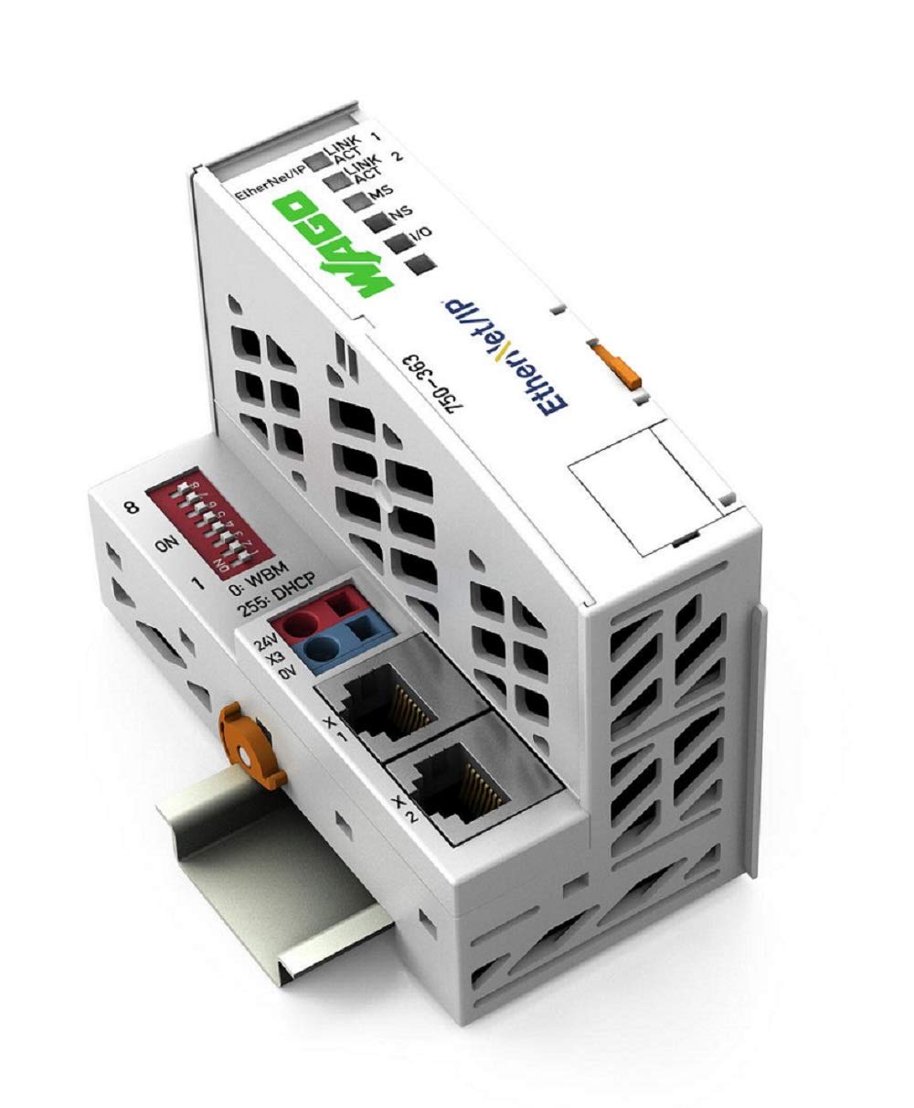 Wago 750-363 Feldbuskoppler EtherNet/IP, 4. generation, Eco, IP20