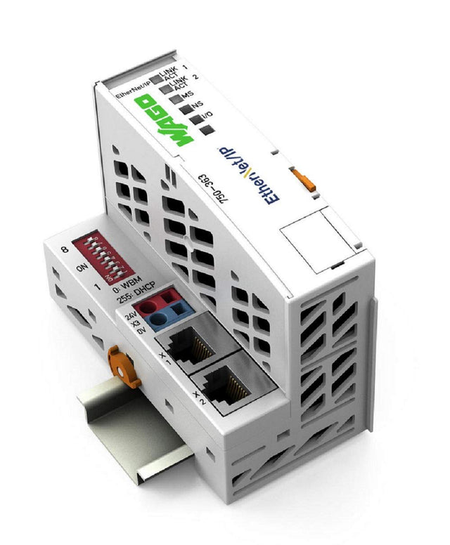 Wago 750-363 Feldbuskoppler EtherNet/IP, 4. generation, Eco, IP20