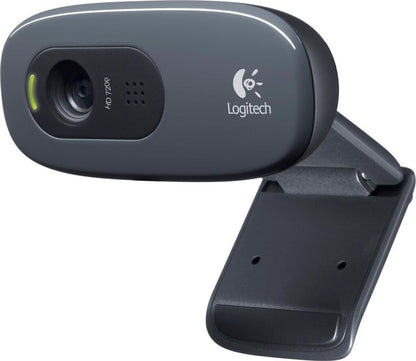 Logitech C270 Webcam, HD 720p, 60° Sichtfeld, Fester Fokus, Belichtungskorrektur, USB-A 960-001063