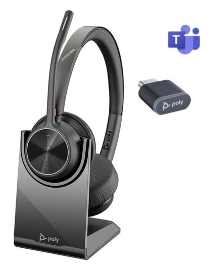 Plantronics Voyager 4320 UC MS USB-C Headset MIT Ladestation 77Z31AA