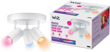 Wiz Imageo 3x einstellbarer LED Spot, runde Platte, 4,9W, 1034lm, 2200-6500K, weiß