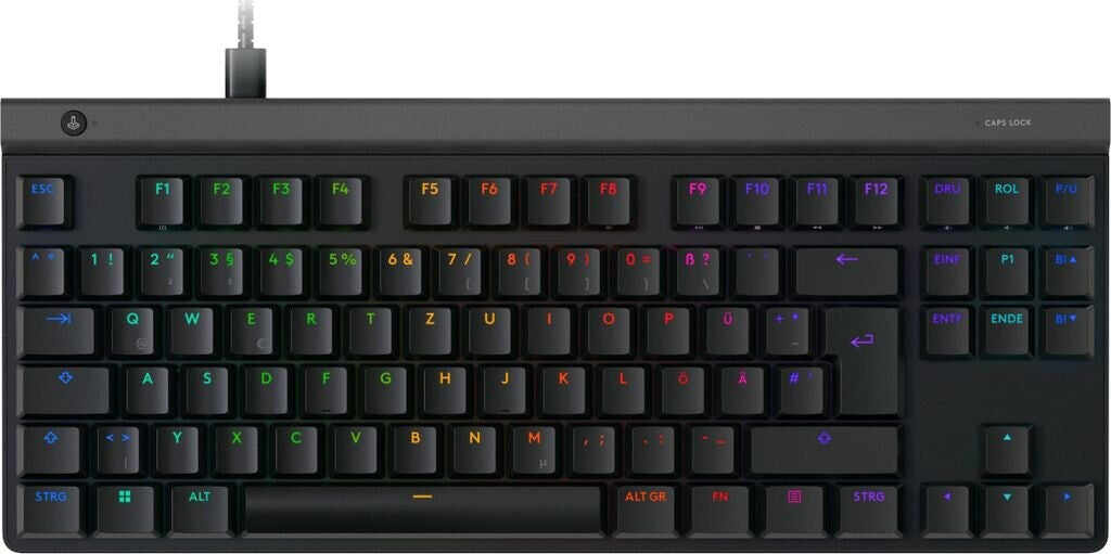 Logitech Gaming G515 TKL kabelgebundene deutsche QWERTZ Gaming Tastatur mit Hintergrundbeleuchtung