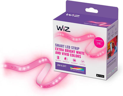 WIZ Smart LED-Strip Licherkette Wifi Starter-Set 2 Meter 1600 Lumen Dimmbar
