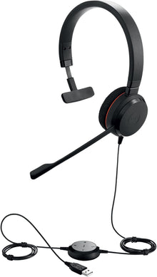 Jabra Evolve 20 UC Mono Headset mit Controller Schwarz 4993-829-209