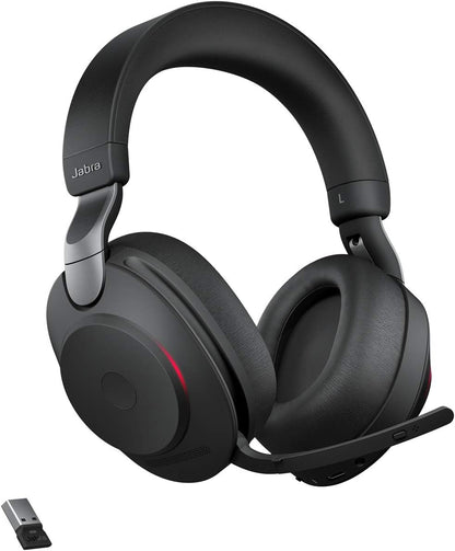 Jabra Evolve2 85 UC Stereo USB-A Headset Link380a Schwarz 28599-989-999