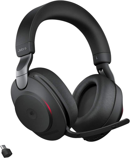 Jabra Evolve2 85 MS Stereo USB-C Headset Link380c Schwarz 28599-999-899