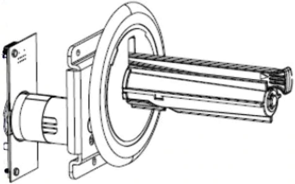 Zebra Kit, Liner Take-Up Spindle and Motor Assembly, ZT410, P1058930-052