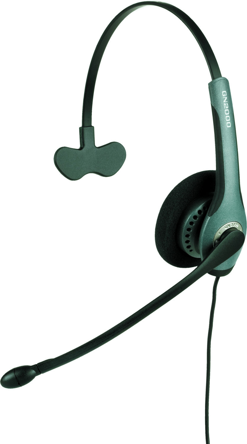 Jabra GN 2000 Mono QD Headset Flex Boom Schwarz/Grau 2003-820-104