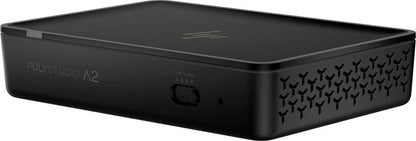 HP Poly Studio A2-Audiobridge mit CAT6A- und Mikrofonverlängerungskabel und Montageplatte