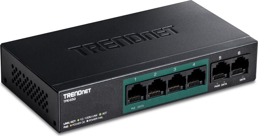 TRENDnet 5-Port PoE TPE-S50