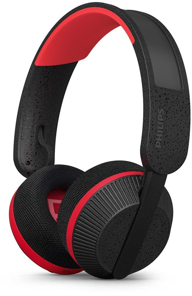 Philips 6000 series Bluetooth Over-Ear Kopfhörer mit Mikrofon, IP55, Schwarz, Rot TAA6219BK/00