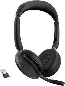 Jabra Evolve2 65 Flex UC USB-A Stereo Headset Link380a Schwarz 26699-989-999
