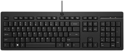 HP 125 Kabelgebundene Tastatur Deutsch Schwarz mit USB-Anschluss
