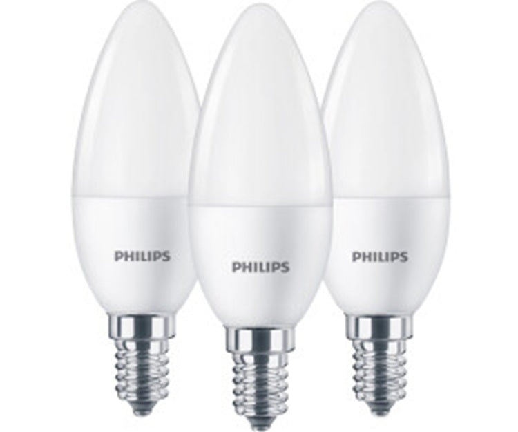PHILIPS 3er Pack LED Leuchtmittel E14 40W Lampen Leuchten 470lumen