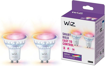 Wiz steuerbare weiße + farbige Lampe 4,7 Watt 2er Pack 9290037723