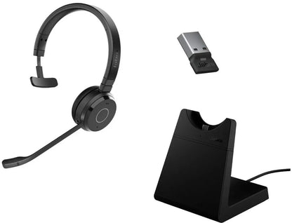 Jabra Evolve 65 TE UC Mono Headset mit Ladestation 6693-833-499