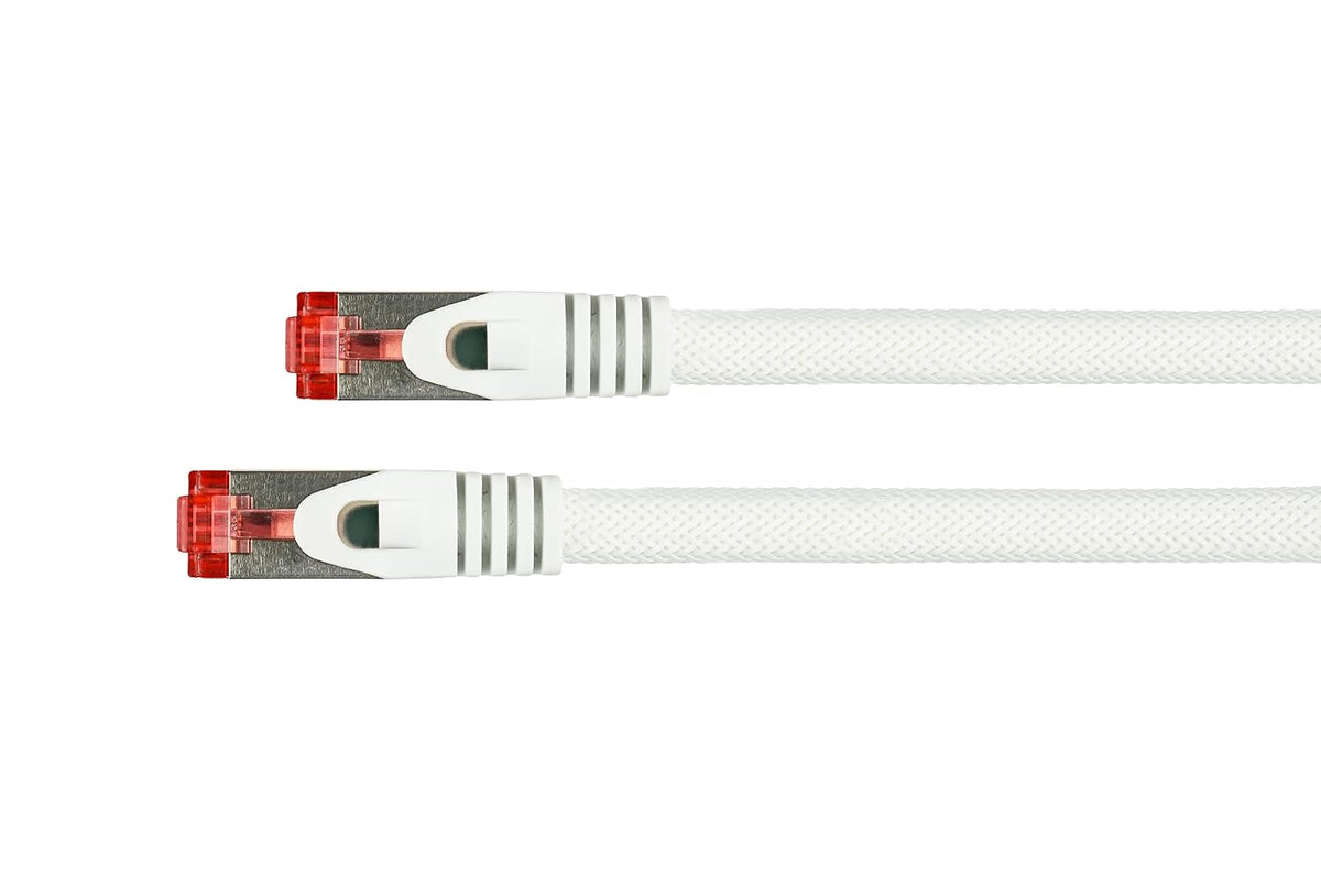 Python Patchkabel Rastnasenschutz (RNS) Cat. 6 S/FTP PiMF PVC 250MHz OFC weiß 10m (8063PY-100W)