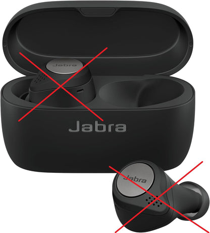 Jabra Elite 75t & Active 75t Ladecase Schwarz Blau Gold/Beige Mintgrün OHNE Kopfhörer --> nur Ladecase! - Refurbisched