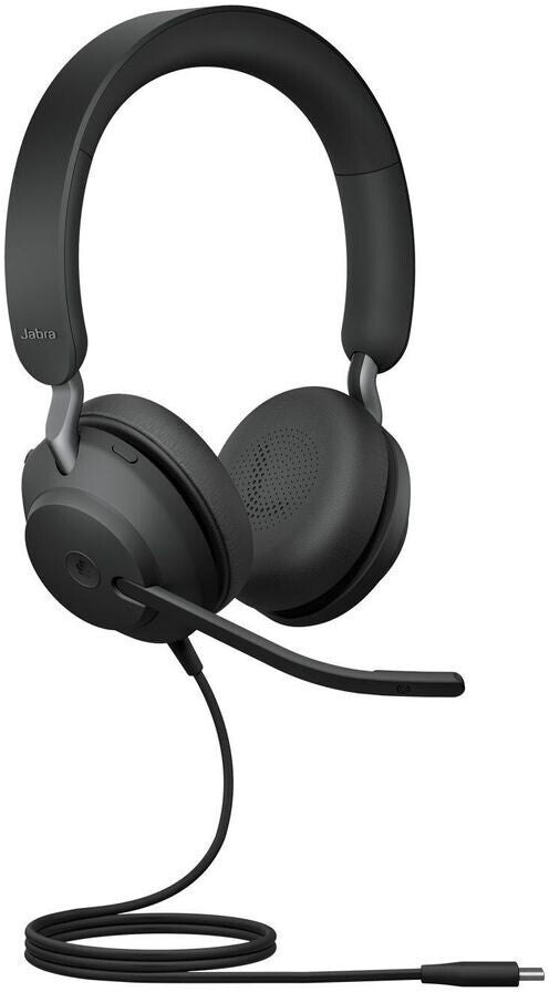 Jabra Evolve2 40 MS Stereo Headset USB-C Schwarz 24189-999-899
