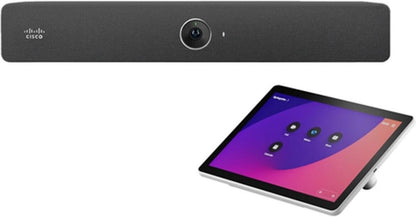 Cisco Webex Room Bar, Gruppen-Videokonferenzsystem, 12 MP, CMOS, 4K Ultra HD, 5x, Schwarz
