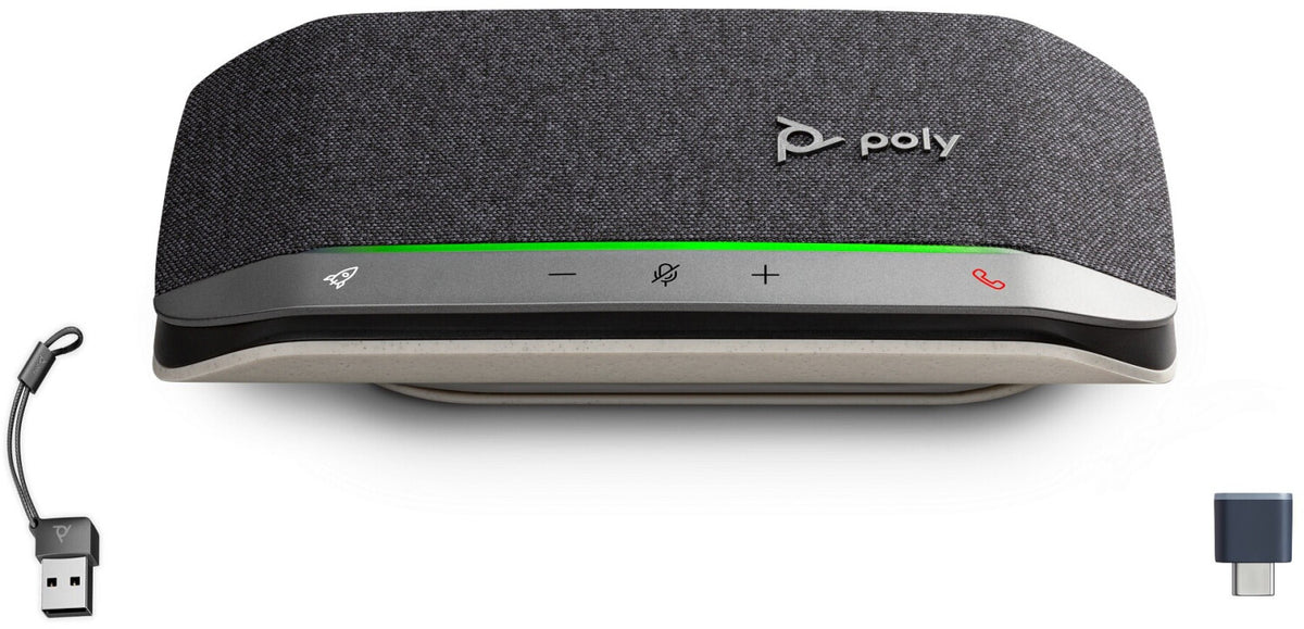 Poly SYNC 20+ MS USB-C/A + BT700c Schwarz/Grau MS-Teams SY20+-M