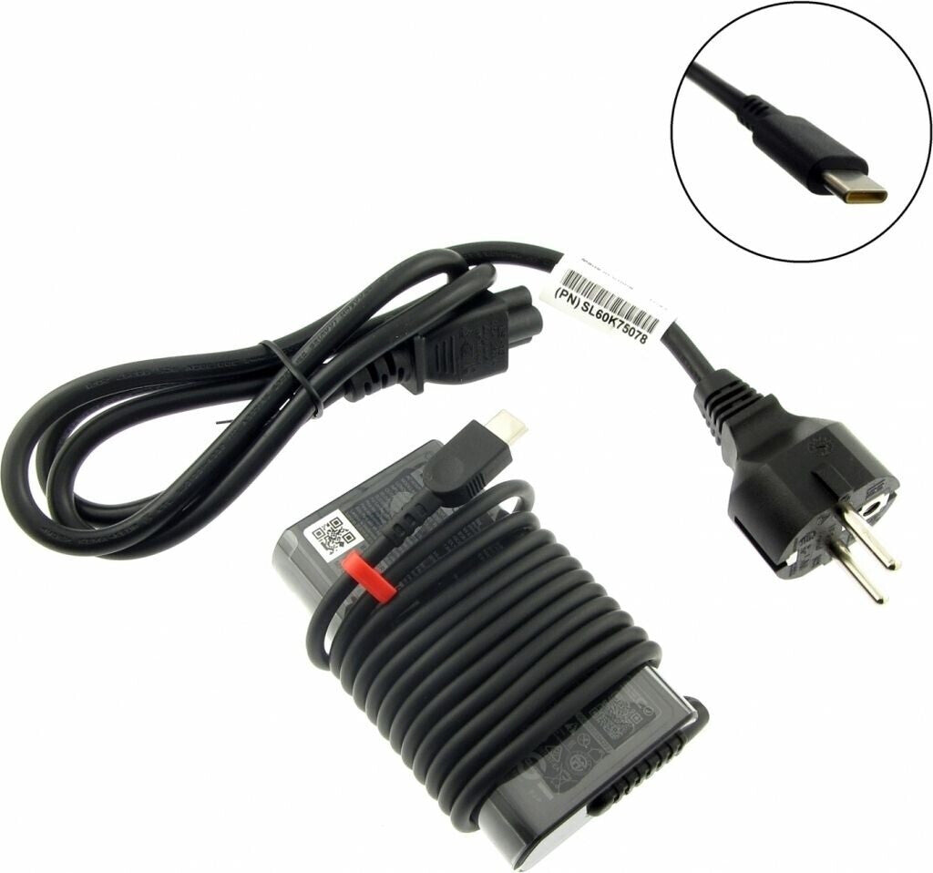 Lenovo 65W USB-C Thinkpad Slim AC Adapter 4X20V24678