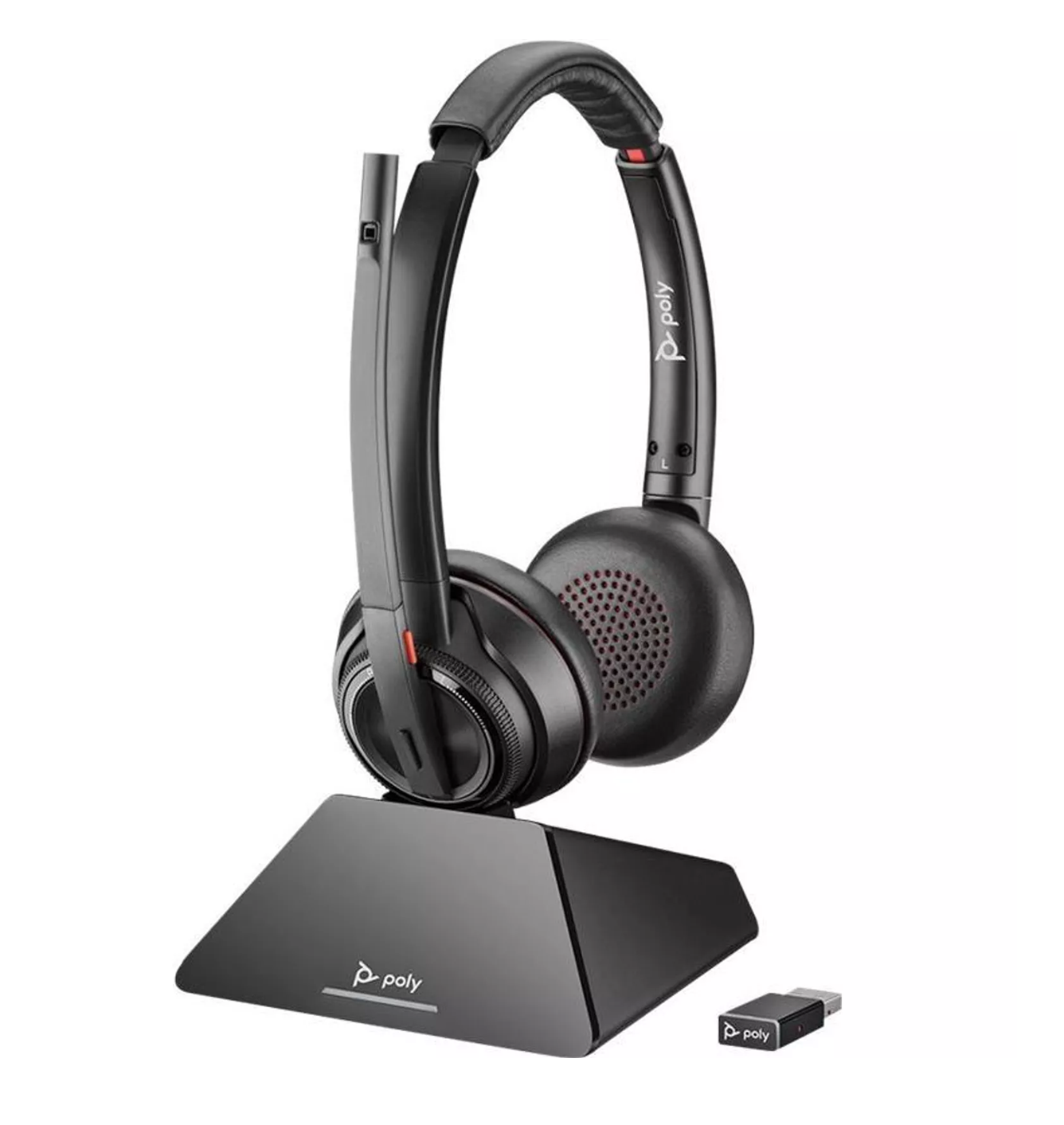 Plantronics- Poly 8220-M UC MS Stereo USB-A  D200-M Mit Ladestation 209214-02