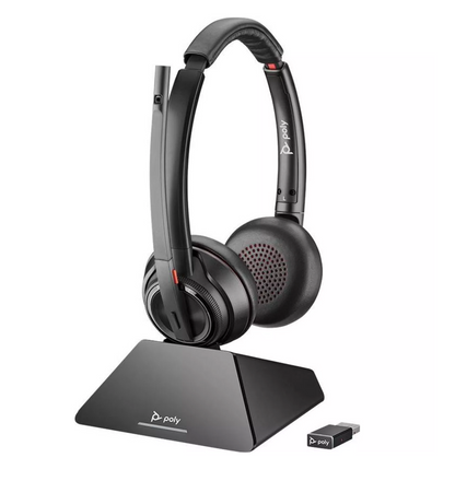 Plantronics- Poly 8220-M UC MS Stereo USB-A  D200-M Mit Ladestation 209214-02