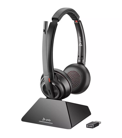Plantronics- Poly 8220-M UC MS Stereo USB-A  D200-M Mit Ladestation 209214-02