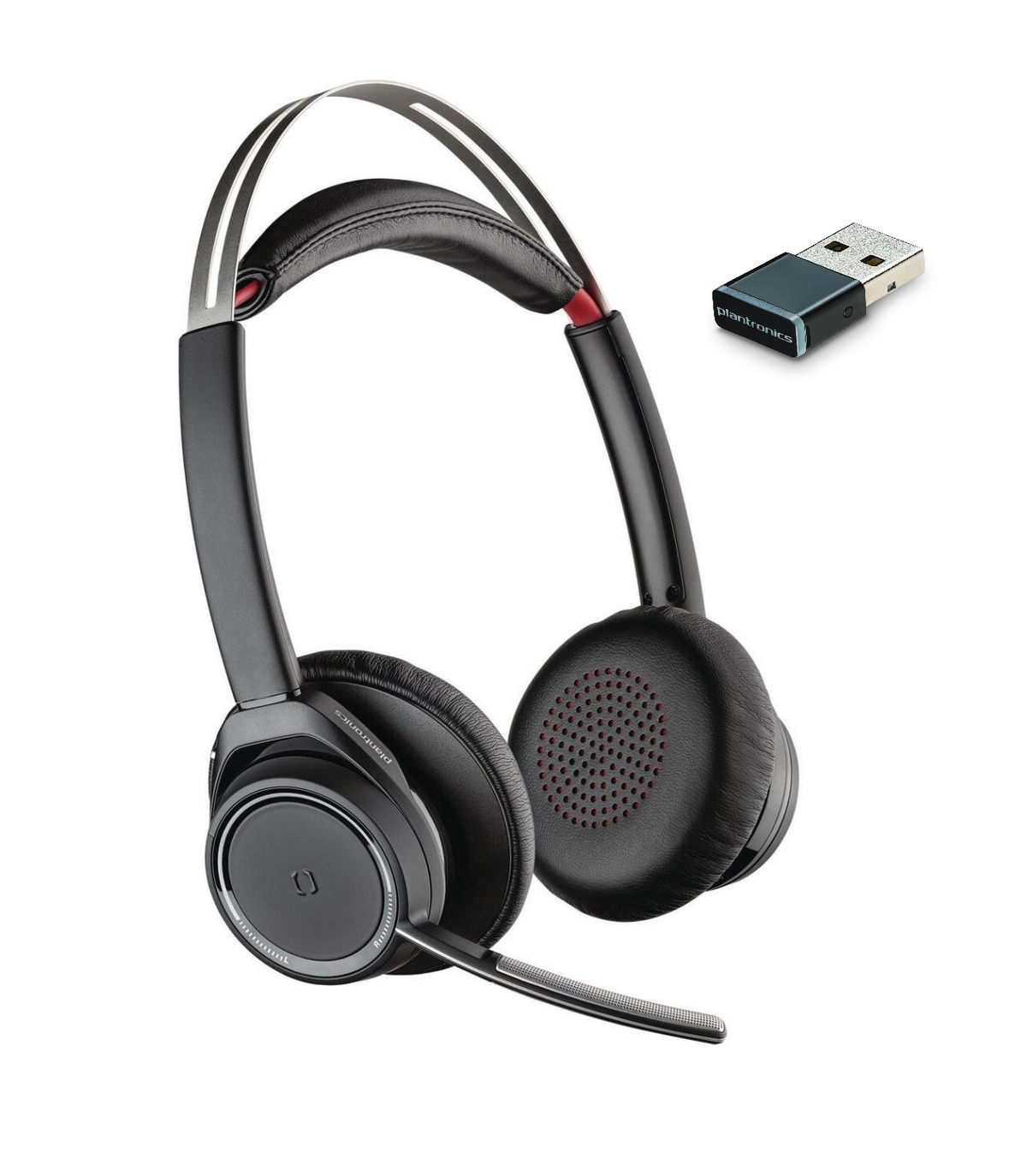 Plantronics Poly Voyager Focus UC B825 Stereo USB-A Headset OHNE Ladestation 202652-03