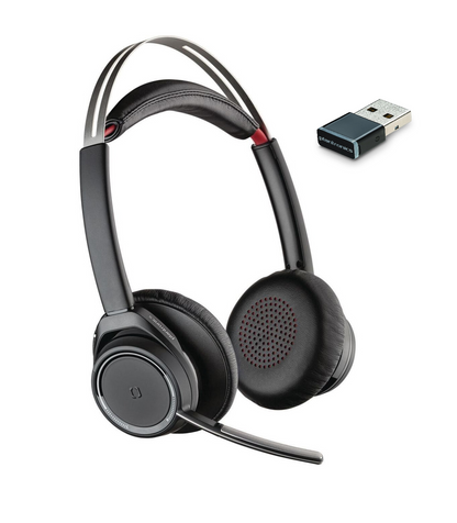 Plantronics Poly Voyager Focus UC B825 Stereo USB-A Headset OHNE Ladestation 202652-03