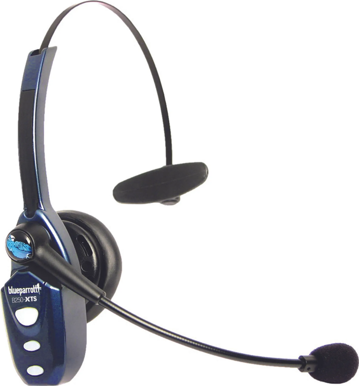 BlueParrott B250-XTS, Kabellos, Car/Home office, 150 - 6800 Hz, 71 g, Kopfhörer, Schwarz, Blau