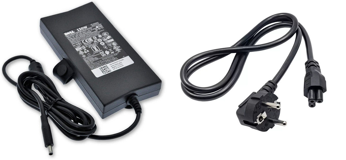 DELL 130 Watt 4,5mm x3,0mm Netzteil inkl. Stromkabel