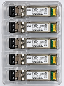 5x Cisco original FET-10G SFP+ 10GbE Transceiver Modul PN 10-2566-02