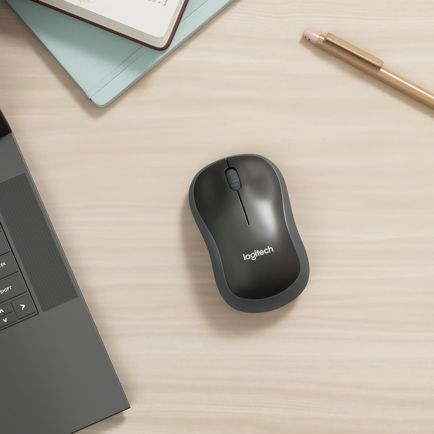 Logitech M185 Kabellose Maus - Grau 910-002238
