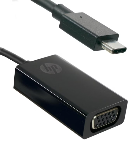 HP USB-C to VGA Adapter - N9K76AA