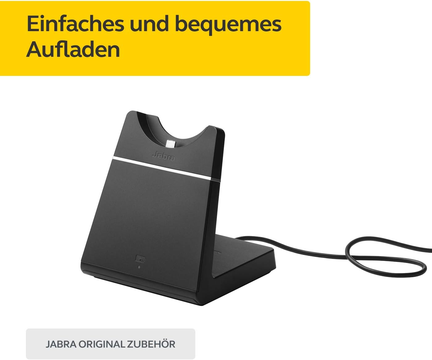 Jabra Evolve 65 / 65 SE Deskstand Ladestation Schwarz E65 14207-39
