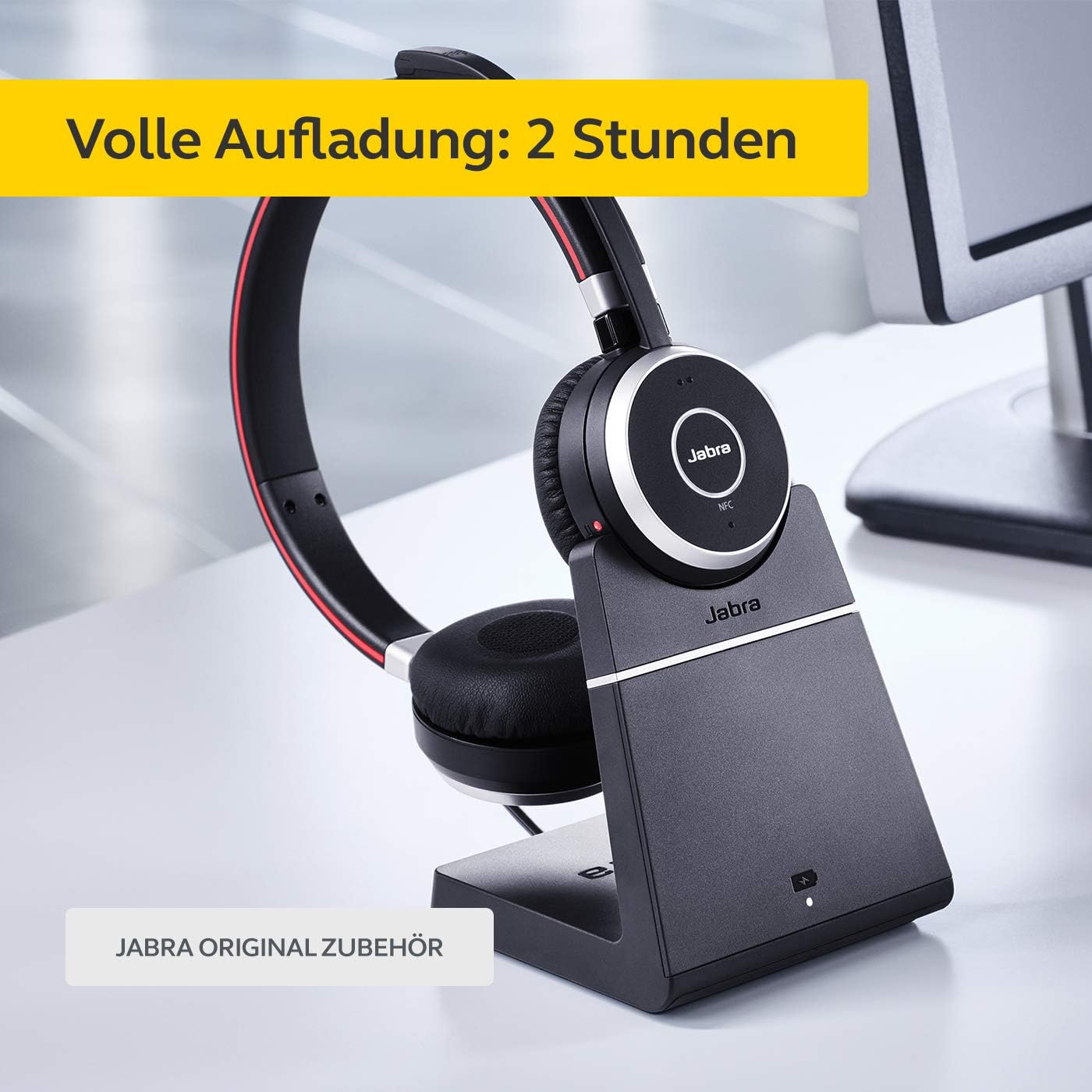 Jabra Evolve 65 / 65 SE Deskstand Ladestation Schwarz E65 14207-39