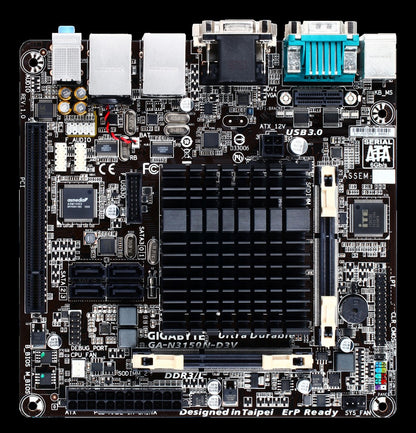 Gigabyte GA-N3150N-D3V Mainboard mit Intel Celeron N3150 CPU - ohne OVP/Zubehör